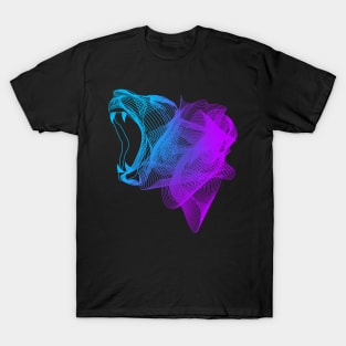 Dramabite Lion linear T-Shirt